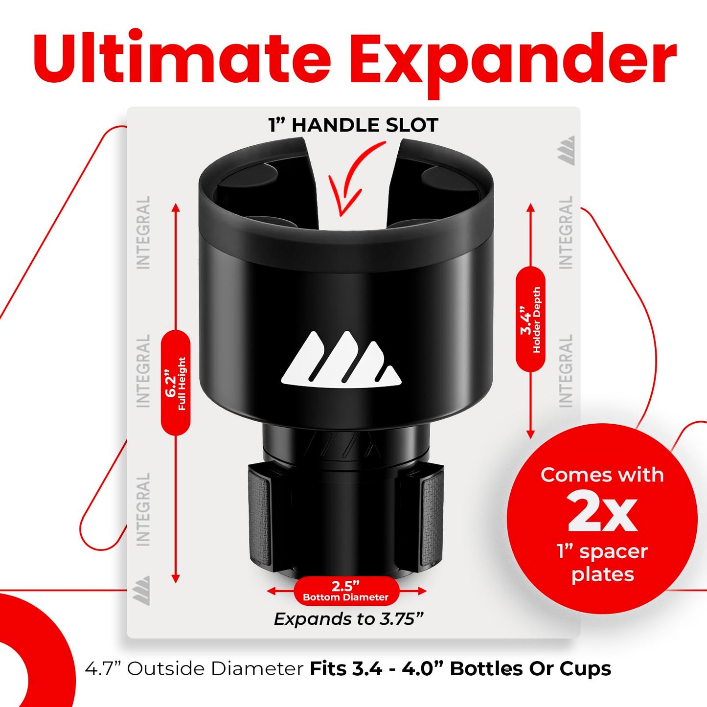 Integral Ultimate Car Cup Holder Expander